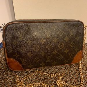 ⛔️⛔️⛔️SOLD⛔️⛔️⛔️⛔️Authentic Preowned LV Marly Dragonne GM Converted to Crossbody